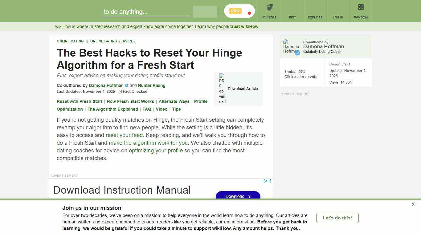 How to Reset the Hinge Algorithm & Get More Profile Matches